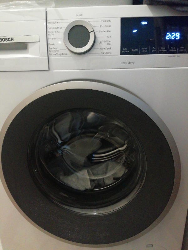 Bosch WGA25202TR Serie 4 Çamaşır Makinesi 10 kg 1200 Dev./dak. A  Beyaz