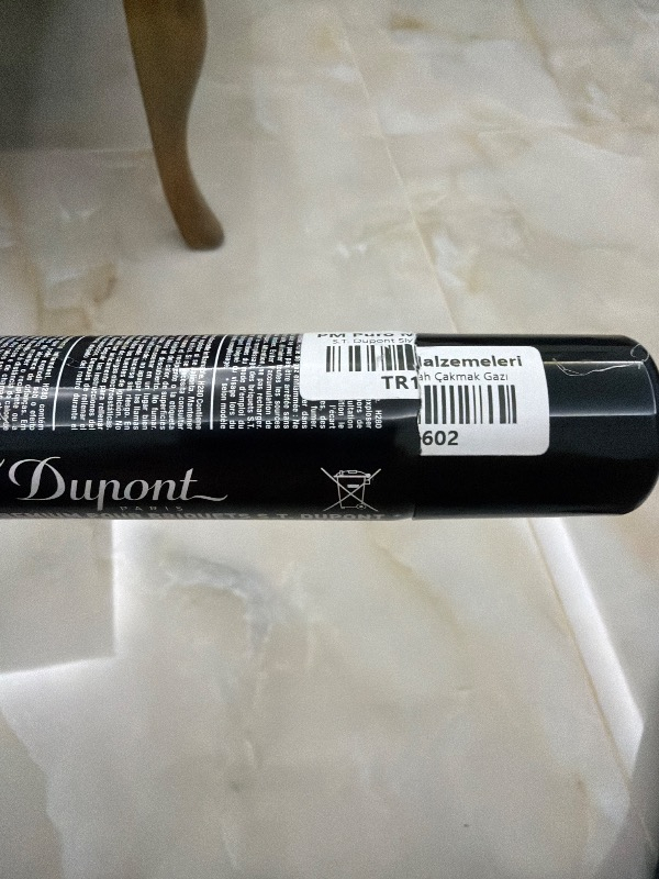 S.T. Dupont Siyah Çakmak Gazı