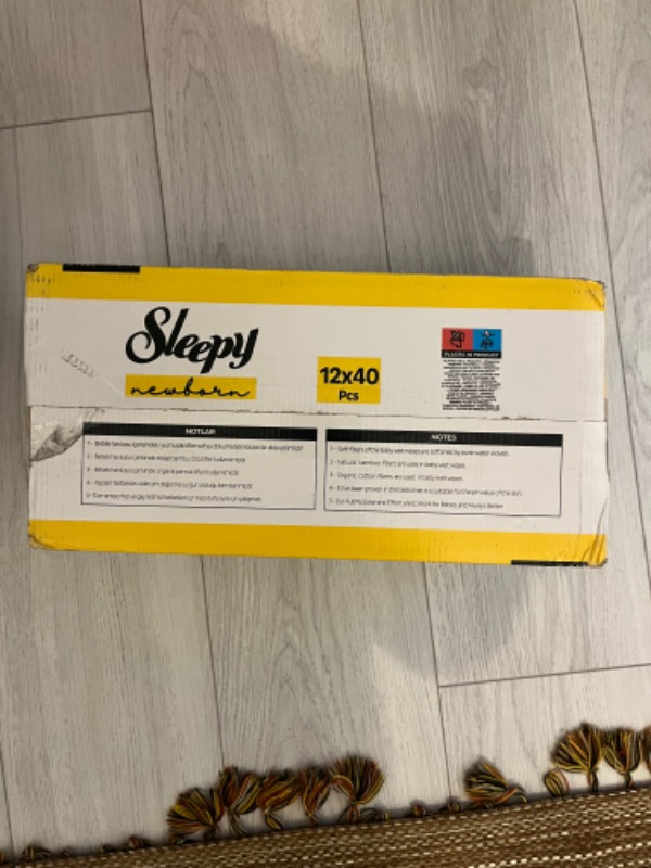 Sleepy Yenidoğan Islak Mendil12x40lı