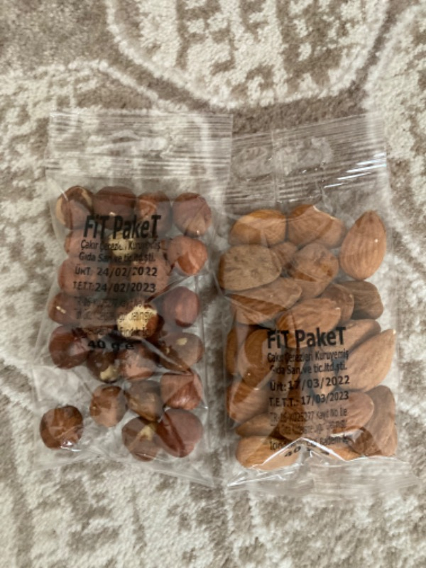 Çakır Çerez Çiğ Badem 40 x 25'li Fit Paket