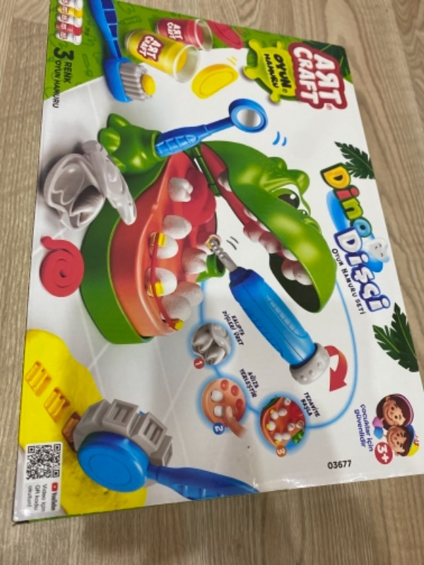 Art Craft Dino Dişçi Hamur Set