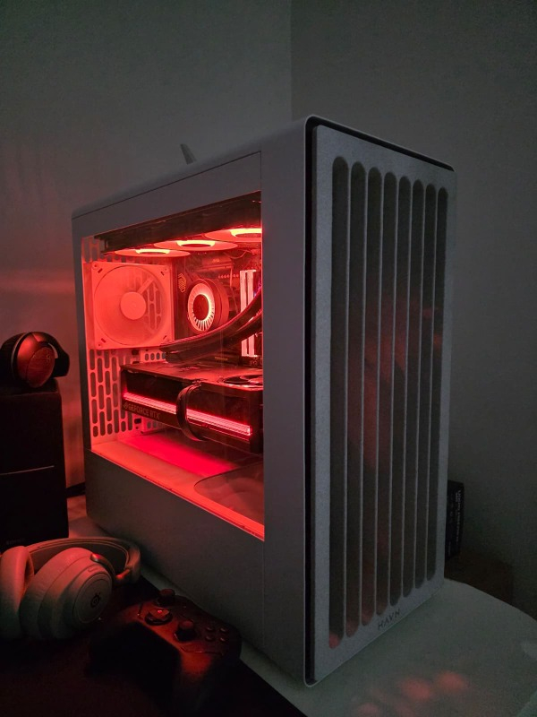 Havn Bf 360 Flow White 2X180MM 1X140MM Fan Temperli Cam USB 3.2 Mid Tower Atx Gaming Kasa