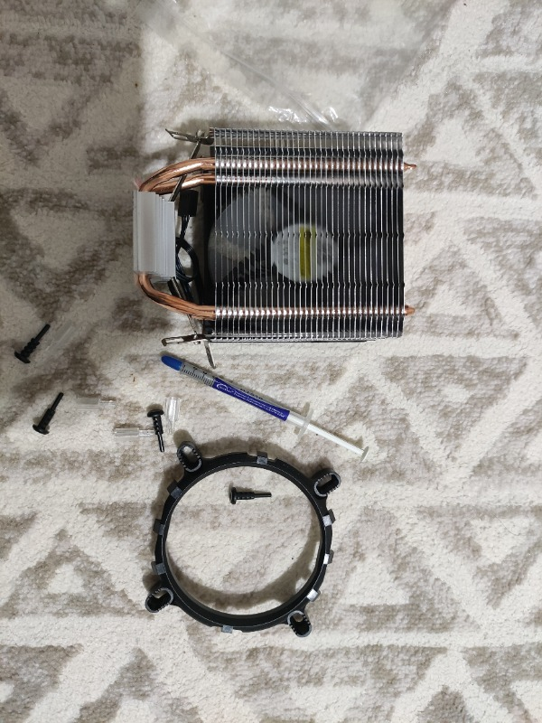 Snowman M200 2 Bakır Borulu Cpu Soğutucu Fan Rainbow