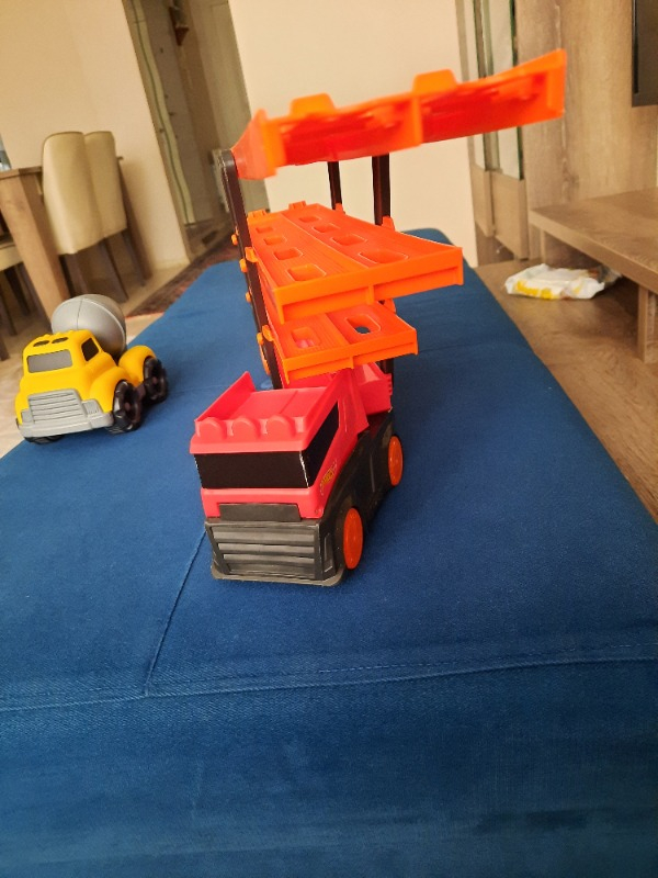 Hot Wheels Mega Mega Tır Turuncu, 50 Araç Kapasiteli, Rampalı Ghr48