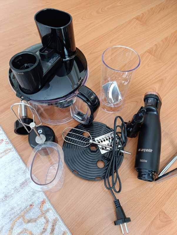 Arçelik Rhb 6050 S Resital El Blender Seti Siyah