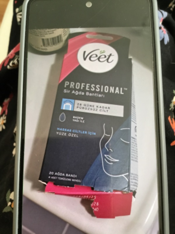 Veet Professional Yüz Ağda Bandı 20'li Hassas Ciltler