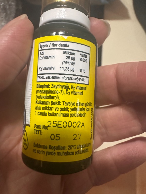 Orzax Ocean D3 K2 Damla 20 ml