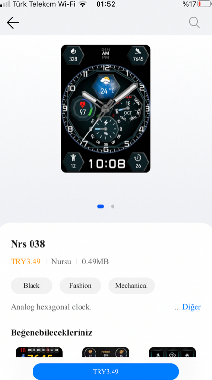 Huawei Watch Fit 2 - Mavi