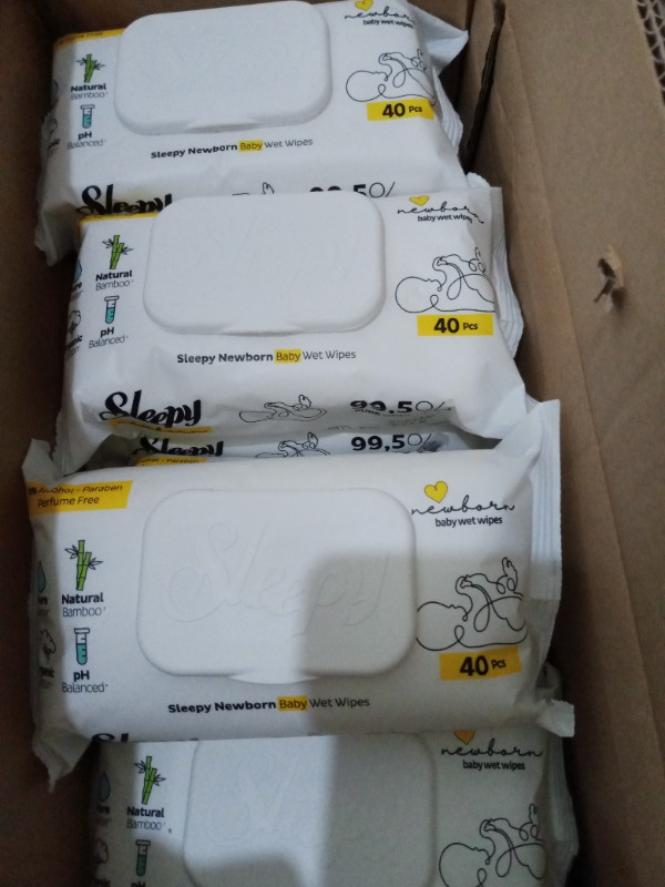 Sleepy Yenidoğan Islak Mendil12x40lı