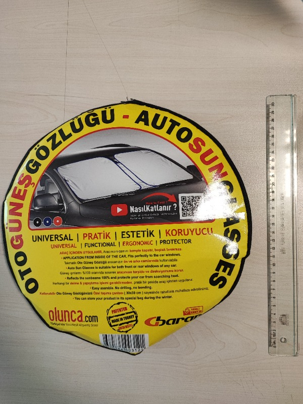 Olunca Oto Ön Cam Güneşliği