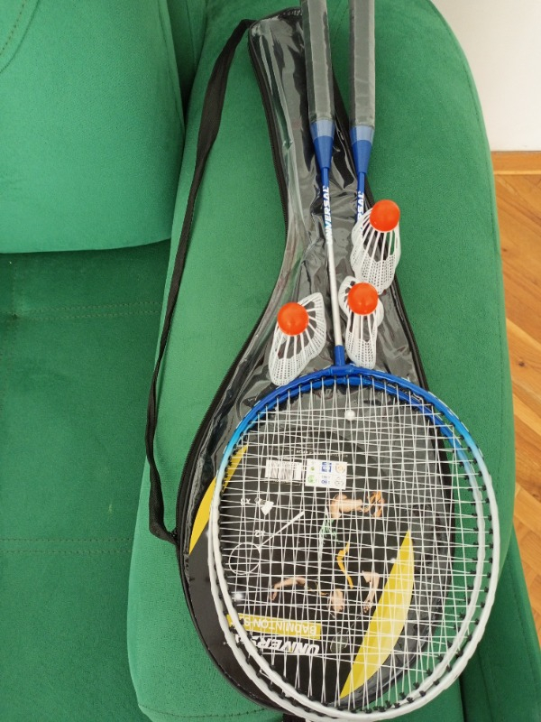 Dynamic Unisex Sarı Badminton Set