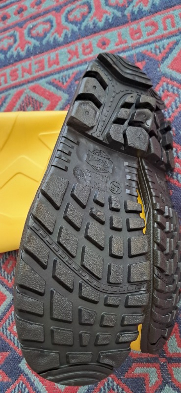 Ulaş PVC İşçi Çizmesi Merdane Kısa Sarı