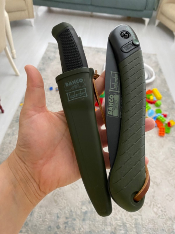 Bahco Laplander Katlanır Testere Ve Bıçak Seti LAP-KNIFE