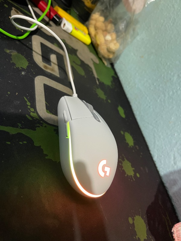 Logitech G G102 LIGHTSYNC RGB Aydınlatmalı 8.000 DPI Kablolu Oyuncu Mouse - Beyaz