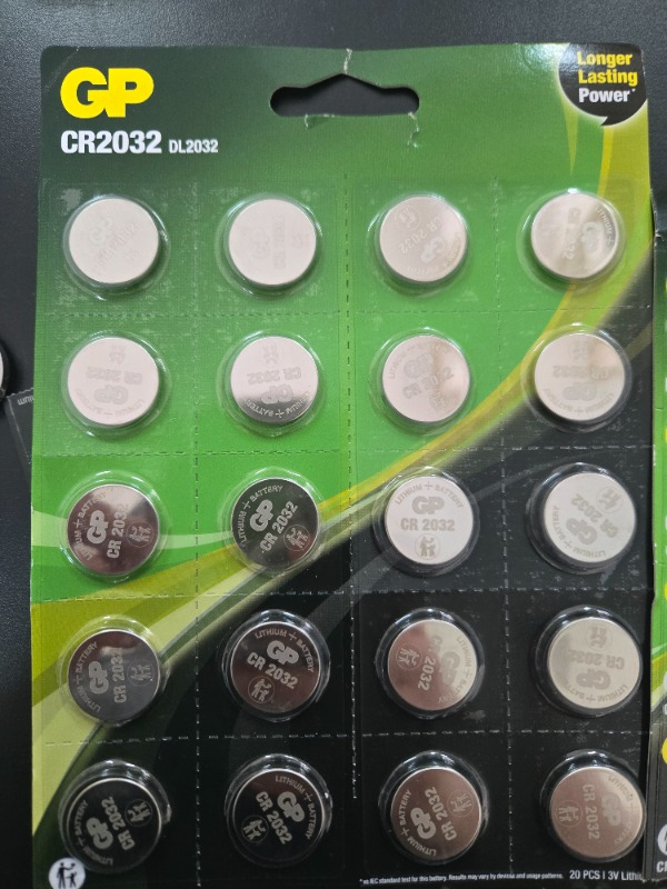 Gp CR2032 Lityum 3V Düğme Pil 5 Blister 5 Kart 25'li