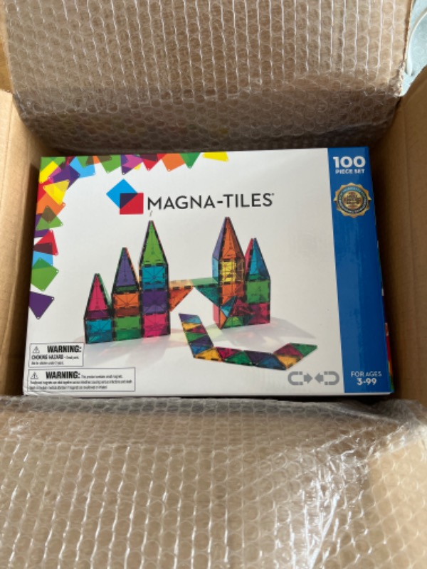 Magna-Tiles Clear Color 100 Parça