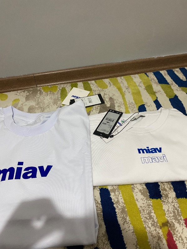 Mavi Erkek Miav Baskılı Beyaz Tişört 067153-620