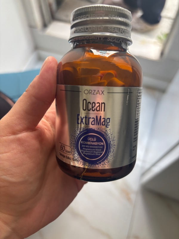 Orzax Ocean ExtraMag Üçlü Magnezyum Kombinasyonu 60 Tablet