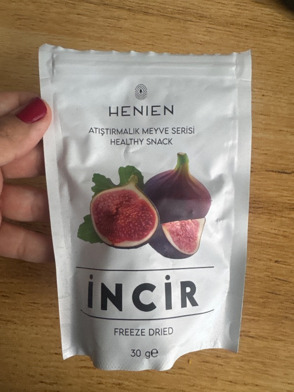 Henien Dondurularak Kurutulmuş İncir 30 Gr - Koruyucu ve Katkı Maddesi İçermeyen Freeze Dried İncir