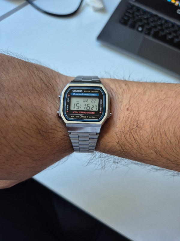 Casio kol saati A168WA-1WDF