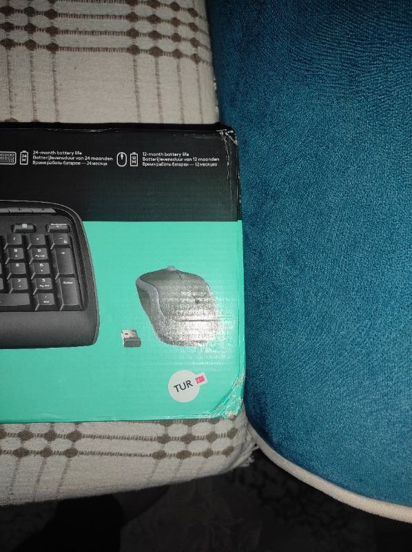 Logitech MK330 Kablosuz Türkçe Klavye Mouse Seti - Siyah