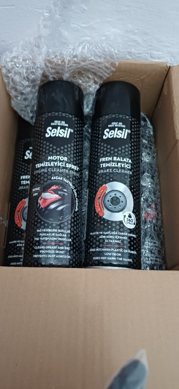 Selsil 500 ml Motor Temizleme Sprey  3 ADET Çok Amaçlı Kullanım için Yağ ve Kirleri Kolayca Temizler