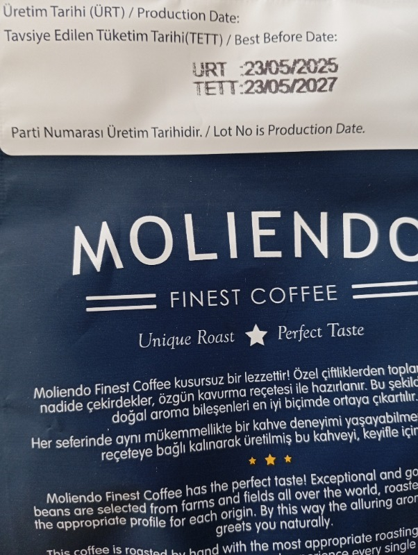 Moliendo Amalfi Espresso Blend Kahve Avantaj Paketi (Çekirdek Kahve) 3*250 g