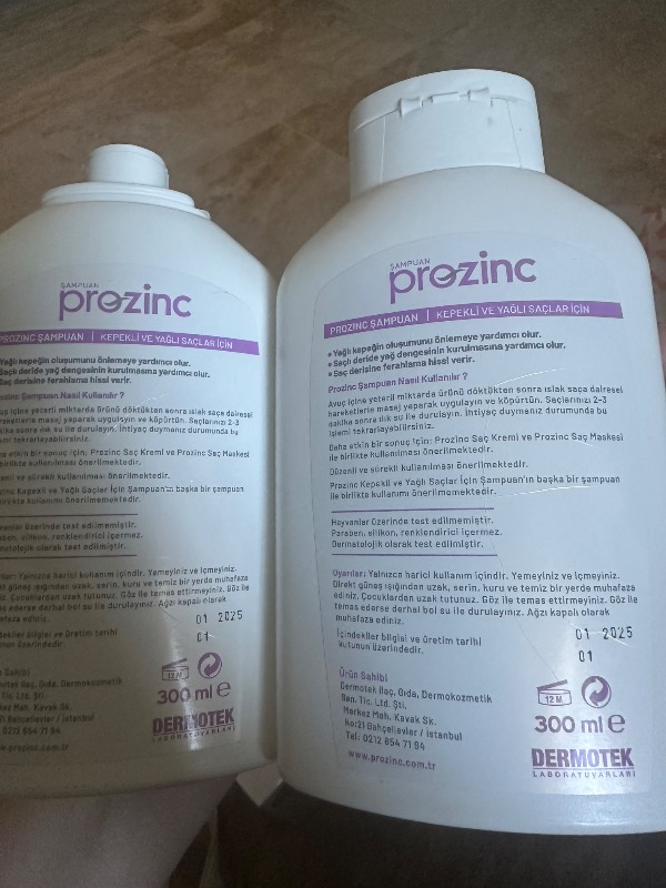 Prozinc Şampuanyağlı Saçlar Için 3X300 Ml.