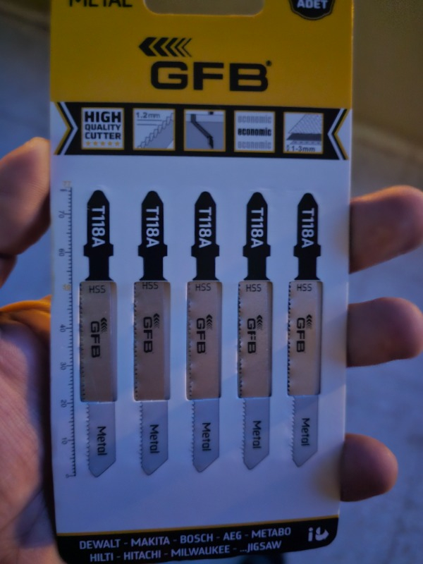 Gfb Dekupaj Testeresi Metal Uzun 5'li