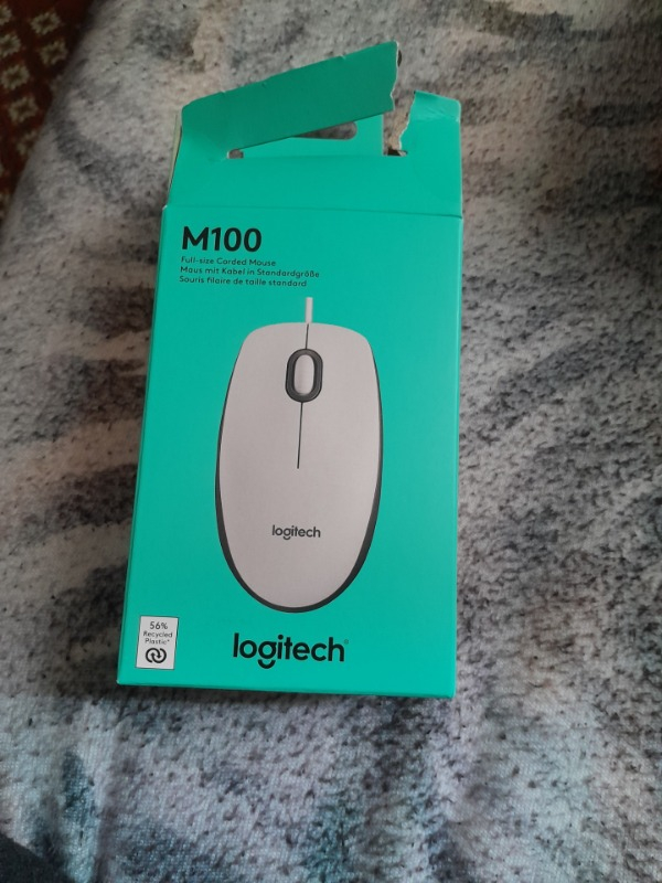 Logitech M100 Beyaz Kablolu Mouse - 910-006764