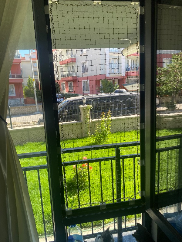 Winblock Pets Evcil Hayvan Güvenlik Ağı 2 Pencerelik Ekonomik Kutu