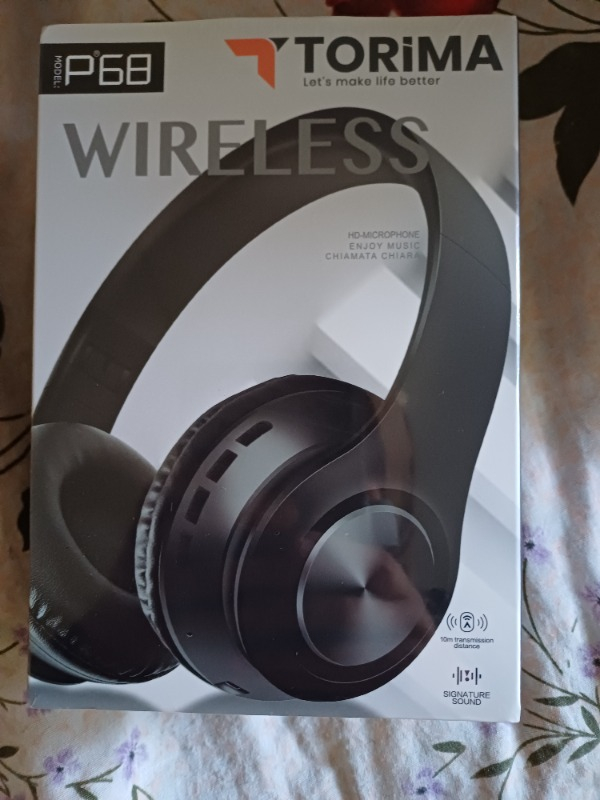 Torima P68 Bluetooth Kablosuz Stereo Kulaklık Siyah