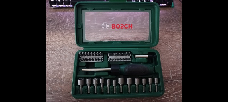 Bosch 46 Parça Tornavida Vidalama Lokma Uçlu Aksesuar Seti - 2607019504