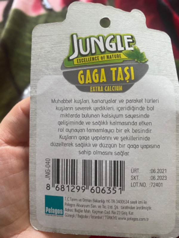 Jungle Kuşlar İçin Gaga Taşı
