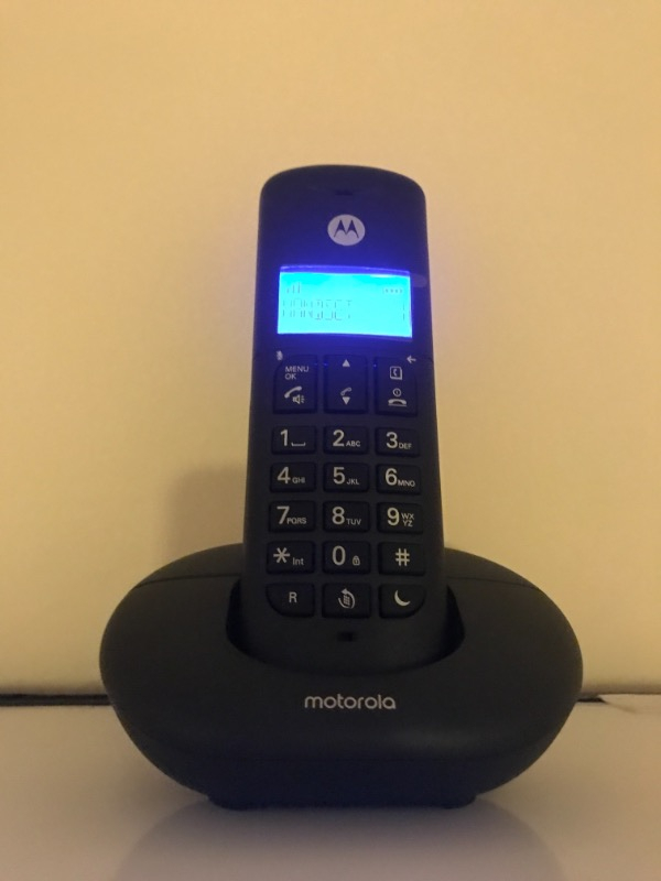 Motorola Kablosuz Dect Telsiz Telefon Siyah E201