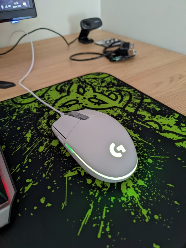 Logitech G G102 LIGHTSYNC RGB Aydınlatmalı 8.000 DPI Kablolu Oyuncu Mouse - Beyaz