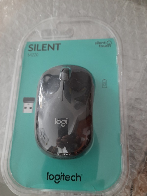 Logitech M220 Sessiz Kompakt Kablosuz Mouse - Siyah