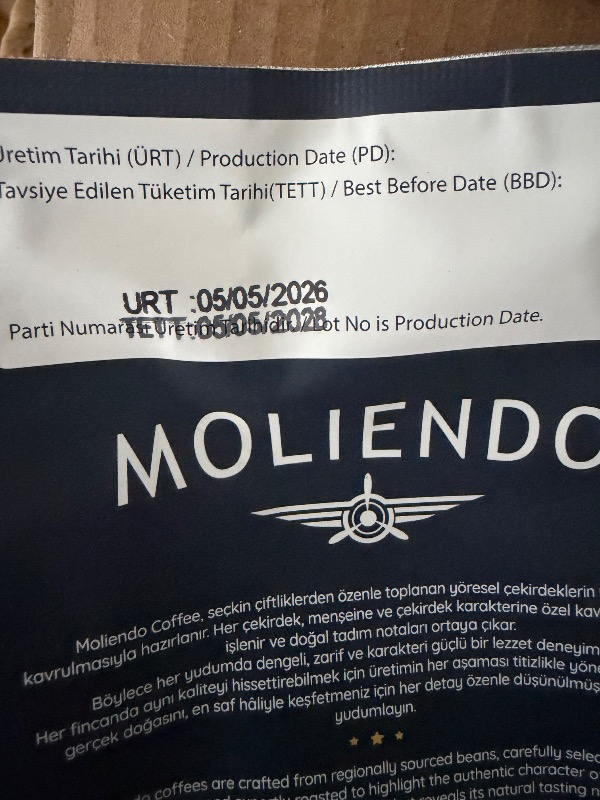 Moliendo Finest Coffee Moliendo Amalfi Espresso Blend (Çekirdek Kahve) 250 g