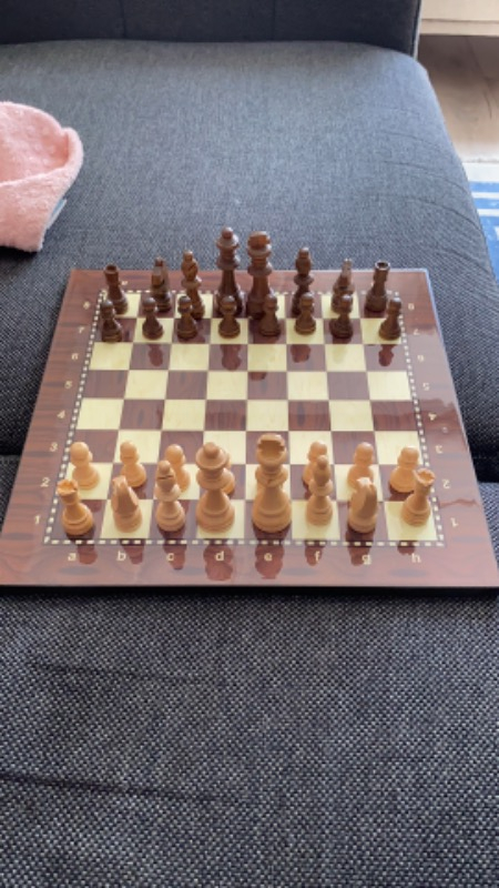 Lüks Satranç Takımı Ahşap Figür (3 Numara)
