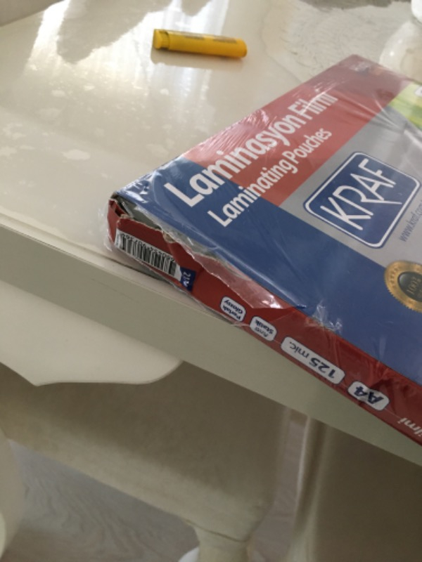 Kraf Laminasyon Filmi Parlak A4 125Mic 100'lü 2124