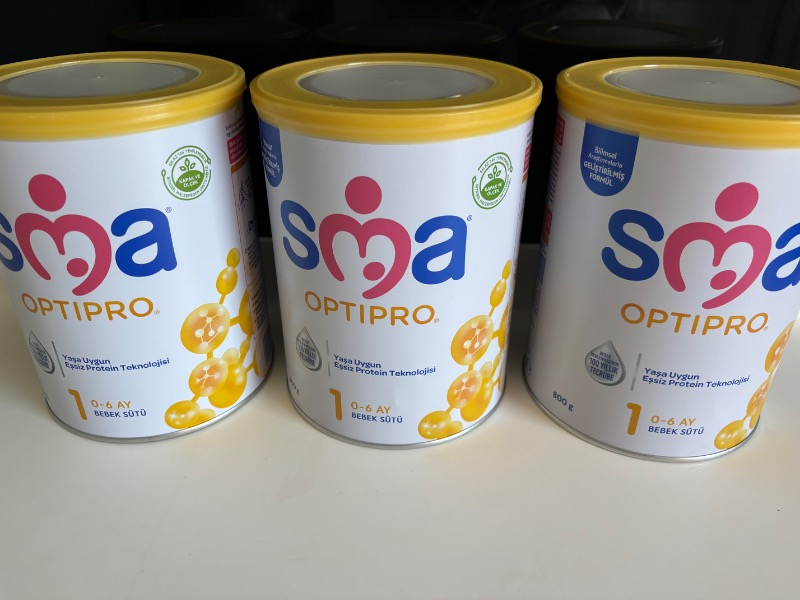 SMA Optipro Probiyotikli 1 0-6 Ay Bebek Sütü 800 gr x 3 Adet