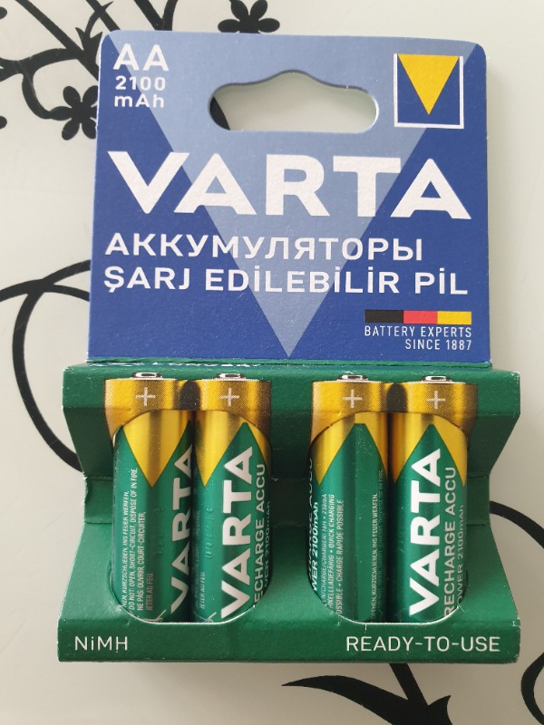 VARTA 2100mAh AA Şarj Edilebilir 4'lü Pil
