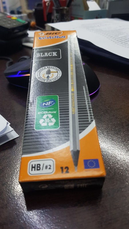 Bic Evolution Black HB Kurşun Kalem 12'li Kutu