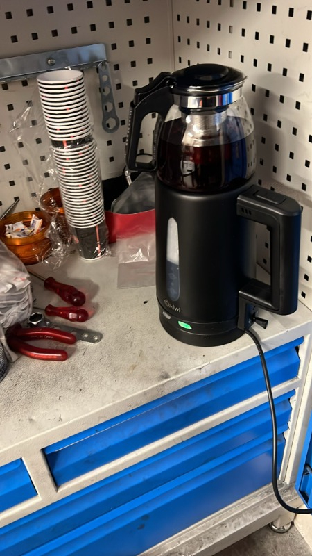 Kiwi KTM-2907 2200 W Cam Demlikli Çay Makinesi