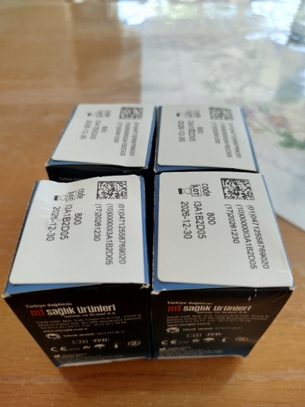 Ebsensor Kan Şeker Ölçümstribi X4 Kutu (200 Ölçüm)