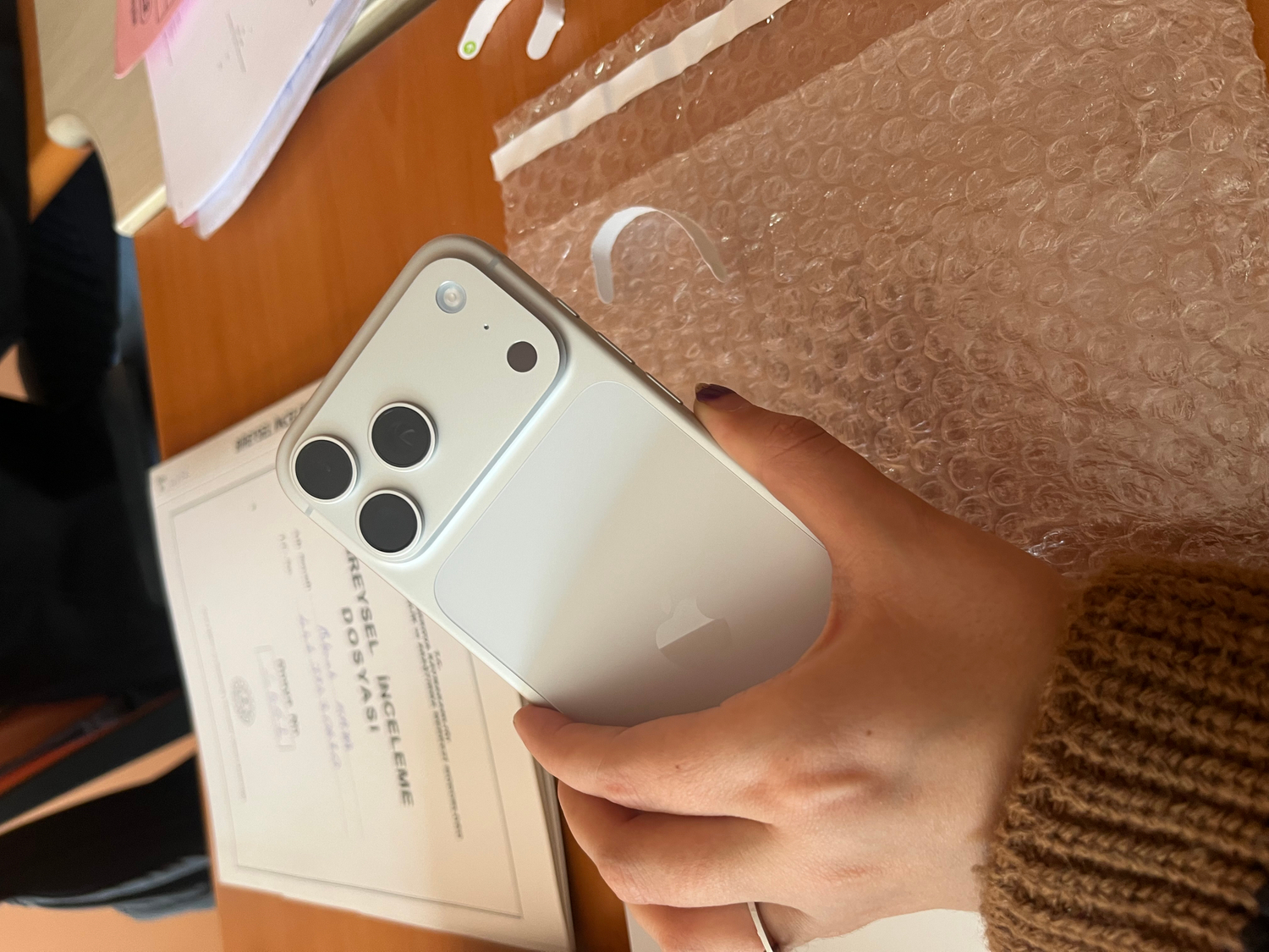 Apple iPhone 17 Pro Max 256 GB Gümüş