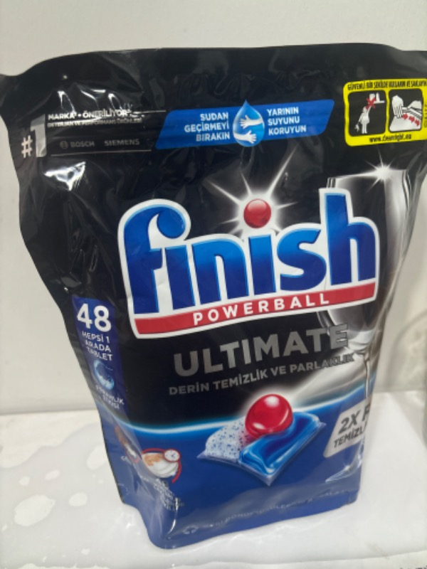 Finish Ultimate 48 Kapsül Bulaşık Makinesi Deterjanı Tableti (1 x 48 Kapsül)