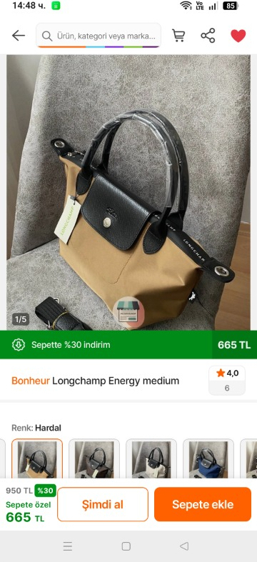 Bonheur Longchamp Energy medium