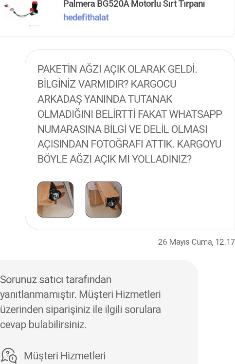 Palmera BG520A Motorlu Tırpan Sırt Tipi 1,9 Hp