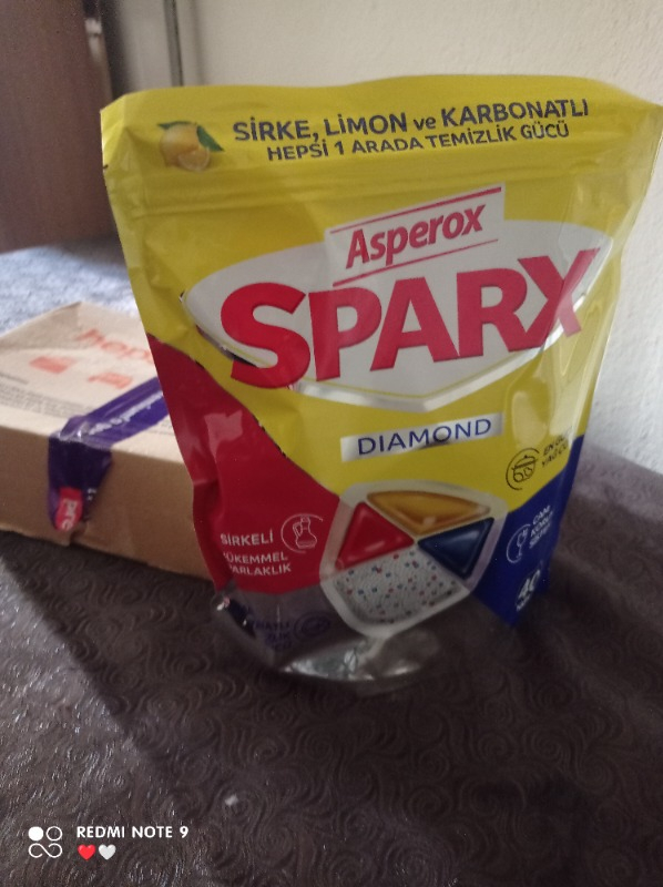 Asperox Sparx  Bulaşık Makinesi Kapsülü 40'lı